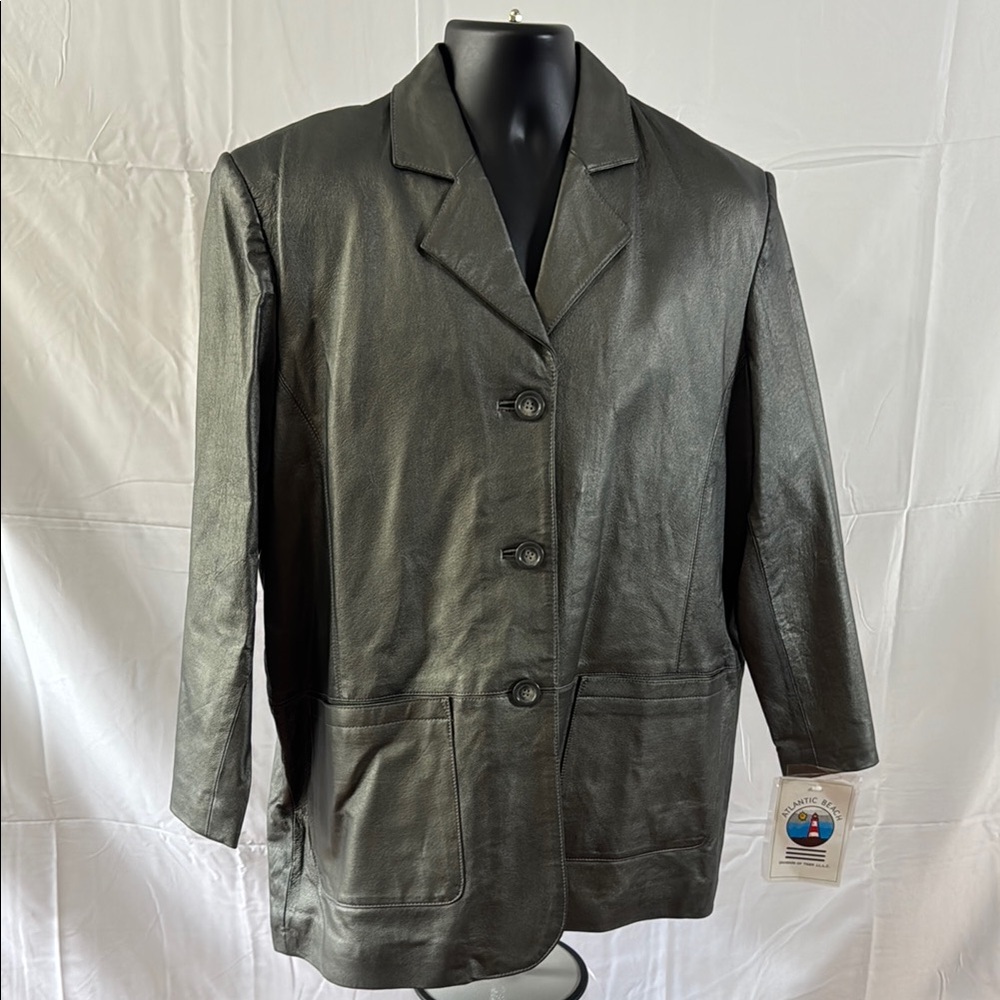 Women's Black Leather Jacket